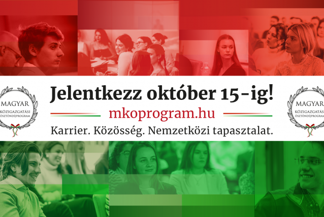 Már lehet jelentkezni a Magyar Közigazgatási Ösztöndíjprogramra