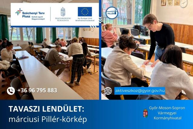 Tavaszi lendület a Pillér programoknál