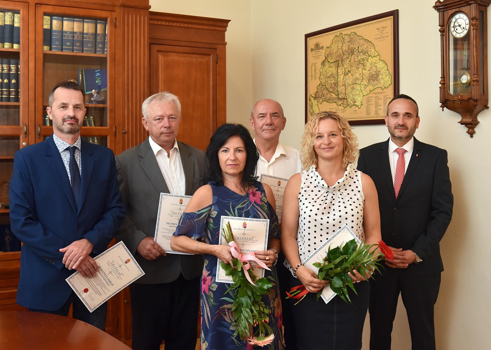(b-j) Murányi László, Pethes Kálmán, Kovácsné Balázs Emőke, Gál György Zoltán, Berencsikné Jánosi Irén és Ignácz Balázs