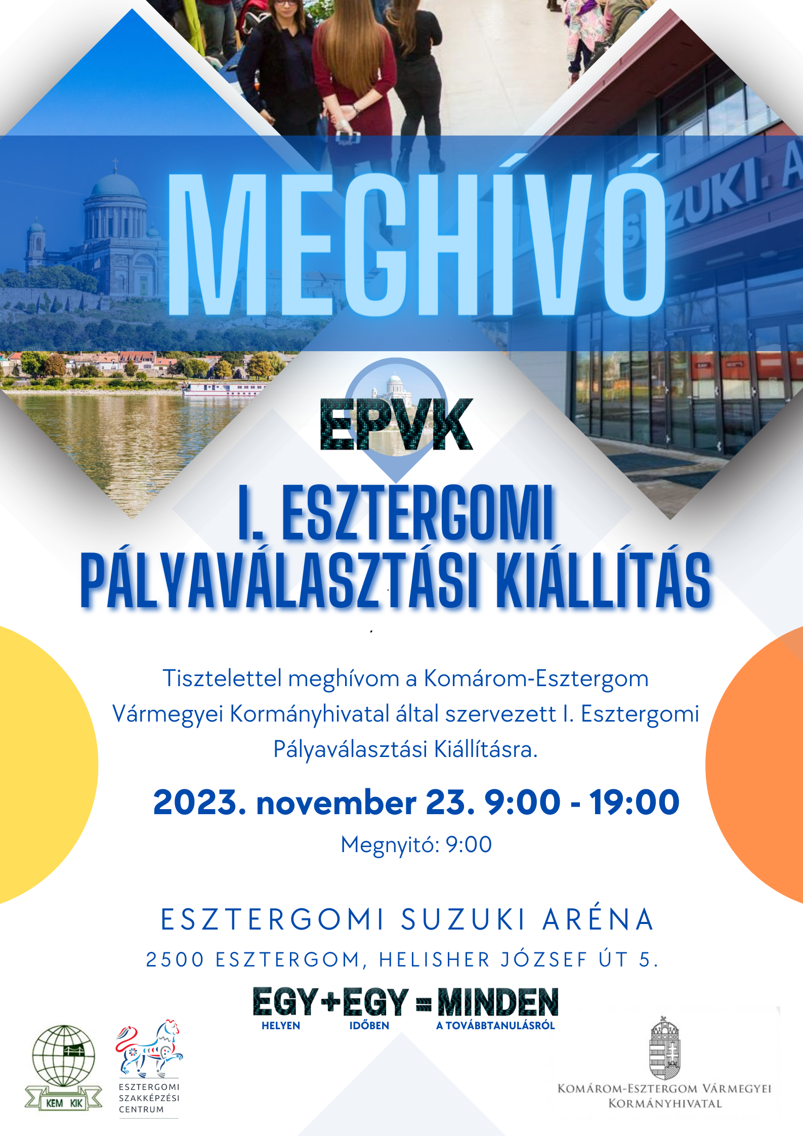 Esztergomban is lesz Pályaválasztási Kiállítás Esztergomban is lesz Pályaválasztási Kiállítás