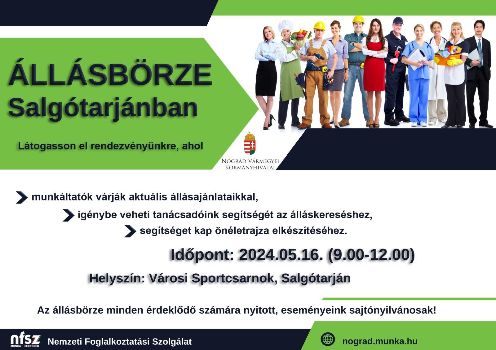 Állásbörze - 2024 tavasz - Salgótarján Állásbörze - 2024 tavasz - Salgótarján