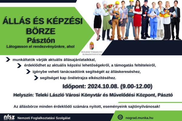 Állásbörze Pásztón 2024 Állásbörze Pásztón 2024